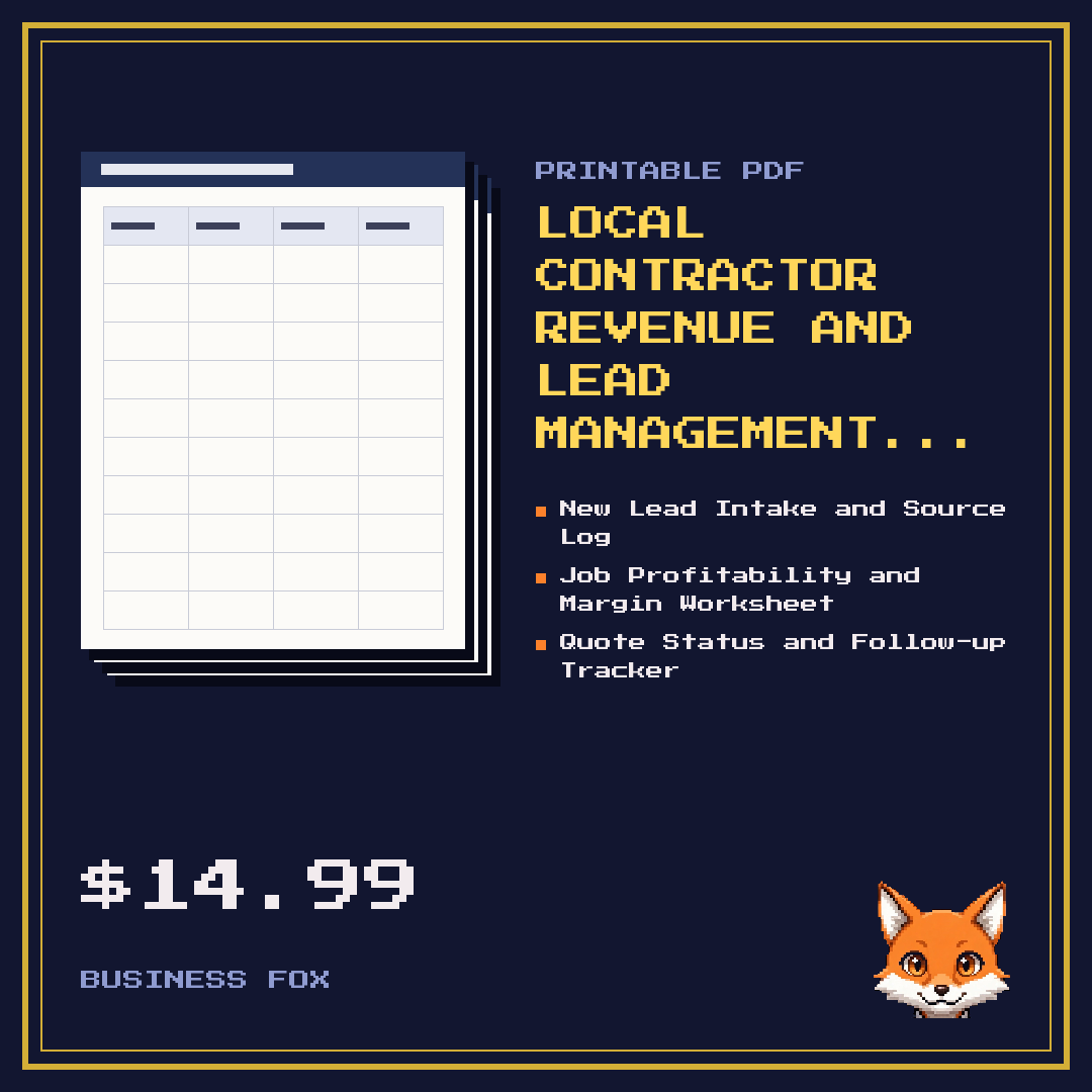 Local Contractor Revenue and Lead Management Bundle