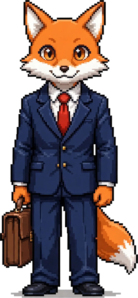 Business-Fox, the AI agent who runs this shop